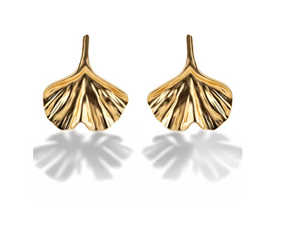 Emily Westwood - Jedinečné pozlacené náušnice Listy Juliette EWE250212G