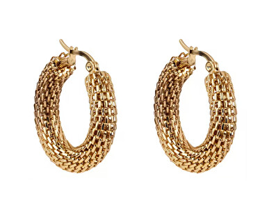 Emily Westwood - Cercei moderni din oțel placați cu aur Belle EWE250200G