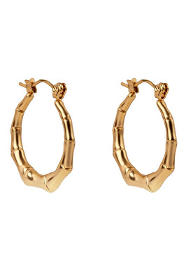 Emily Westwood - Pozlacené kruhové náušnice Grace Cascade EWE250198G