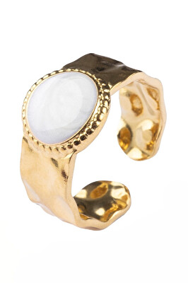 Emily Westwood - Pozlacený otevřený prsten Virelyn EWR250327G