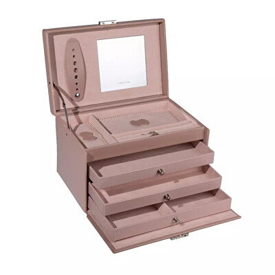 Friedrich Lederwaren - Luxusní růžová šperkovnice Classico Rosé 23238-90