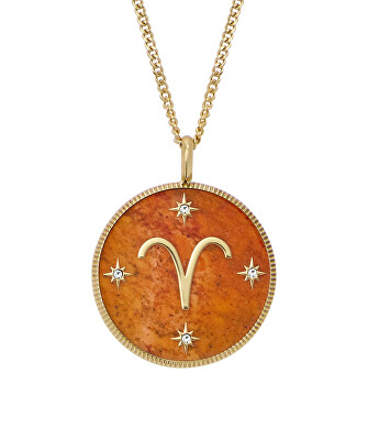 Fossil - Pozlacený náhrdelník znamení Beran Written in the Stars JF04838710