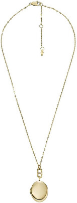 Fossil - Elegantní pozlacený náhrdelník s medailonkem Heritage Locket JF04426710