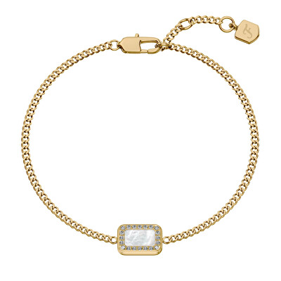 Fossil - Brățară elegantă placată cu aur, cu sidef Raquel JF04998710