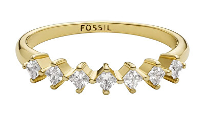 Fossil - Elegantní pozlacený prsten Hazel JOA00814710