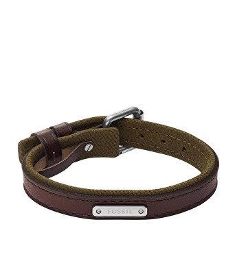 Fossil - Kožený náramek pro muže Everett JA7315998