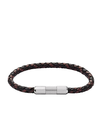 Fossil - Kožený náramek pro muže JF04918040