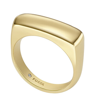 Fossil - Nadčasový pozlacený prsten pro ženy Heritage JF04586710