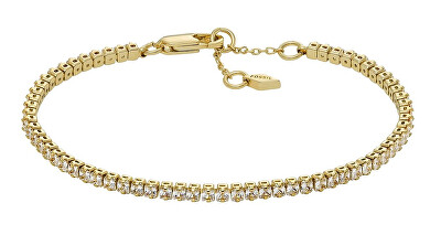 Fossil - Pozlacený tenisový náramek s krystaly Ellis JA7214710