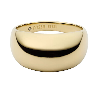 Fossil - Výrazný pozlacený prsten pro ženy Ellis JF04746710
