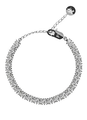 Furiosa - Blyštivý ocelový náramek se zirkony Gatsby SB-GATSBY-S