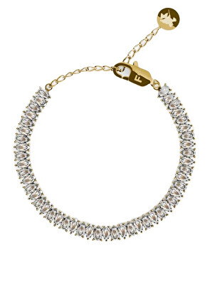 Furiosa - Blyštivý pozlacený náramek se zirkony Gatsby SB-GATSBY-G