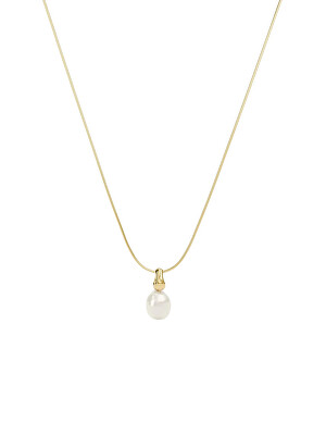 Furiosa - Pozlacený náhrdelník s přívěskem pravé perly Dirty Pearl SN-DIRTYPEARL-G