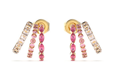Guess - Dámské pozlacené náušnice Crazy Earrings JUBE03307JWYGPKT/U