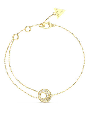 Guess - Dámský pozlacený náramek Blooming Summer JUBB05224JWYG