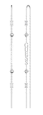 Guess - Dlouhé náušnice s krystaly Crazy Earrings JUBE03297JWRHT/U