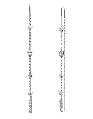Guess - Dlouhé náušnice s krystaly Wonderlights JUBE04412JWRHT/U