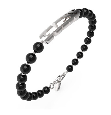 Guess - Moderní korálkový náramek Edgy Styles JUMB04059JWSTBK