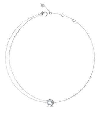 Guess - Elegantní ocelový náhrdelník Blooming Summer JUBN05223JWRHT/U