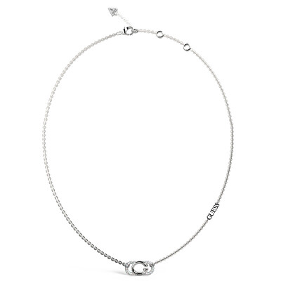 Guess - Elegantní ocelový náhrdelník s krystaly JUBN04509JWRHT-U