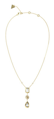Guess - Elegantní pozlacený náhrdelník 4G Light JUBN05234JWYGT/U