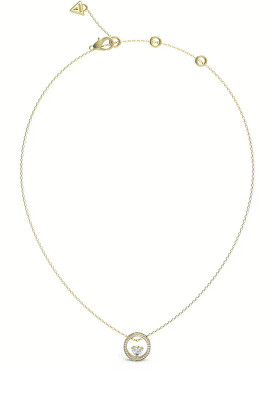 Guess - Elegantní pozlacený náhrdelník M`ama Non M`ama JUBN04665JWYGT/U