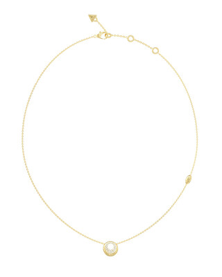Guess - Elegantní pozlacený náhrdelník Moon Drops JUBN06245JWYGT/U