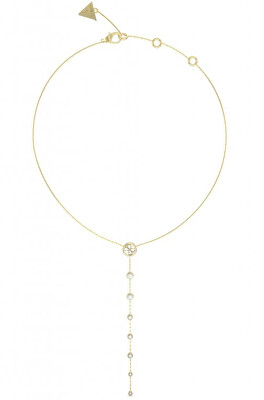 Guess - Colier elegant placat cu aur Perfect Illusion JUBN03378JWYGT/U