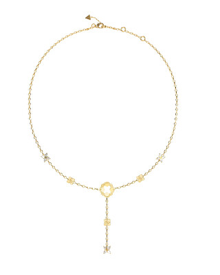 Guess - Elegantní pozlacený náhrdelník Wild Flower JUBN05496JWYGT/U