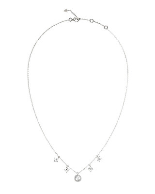 Guess - Fashion oceľový náhrdelník Secret Garden JUBN06032JWRHT/U