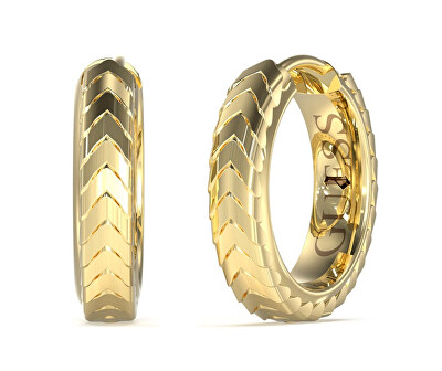 Guess - Fashion pozlacené kruhy Sailor Knot JUME05021JWYGT/U