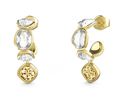 Guess - Fashion pozlacené náušnice s krystaly Mamounia JUBE05571JWYGT/U