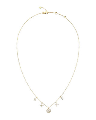 Guess - Fashion pozlátený náhrdelník Secret Garden JUBN06032JWYGT/U
