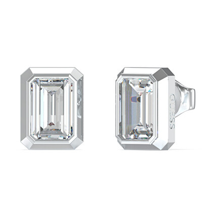 Guess - Hranaté ocelové náušnice 4G Light JUBE05250JWRHT/U