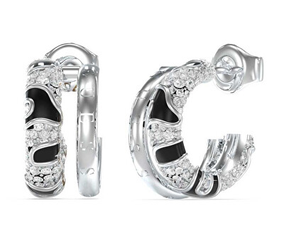 Guess - Jedinečné kruhové náušnice s krystaly Fabulous Me JUBE05193JWRHBKT/U