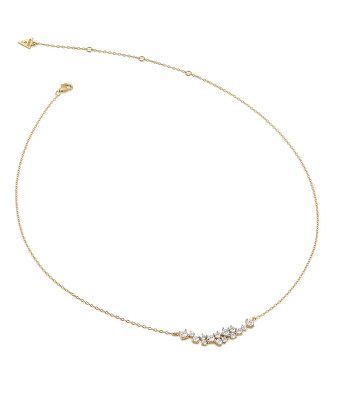 Guess - Luxusní pozlacený náhrdelník s kubickými zirkony Jardin JSBN04460JWYGT/U