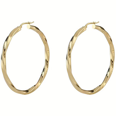 Guess - Módne kruhové náušnice Hoops I Did It Again JUBE04184JWYGT/U