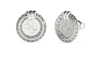 Guess - Módní ocelové náušnice Knot You JUBE04058JWRHT/U