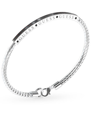 Guess - 2. JAKOST -  Módní pánský ocelový náramek Legacy JUXB03213JWSTBK