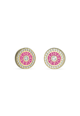 Guess - Módní pozlacené náušnice Love Guess JUBE04081JWYGFCT/U