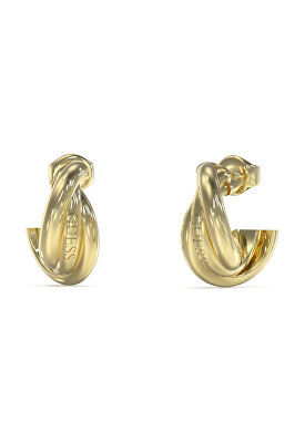 Guess - Módní pozlacené náušnice Perfect JUBE04070JWYGT/U
