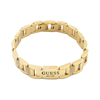Guess - Módní pozlacený náramek Frontiers JUMB01342JWYGT/U