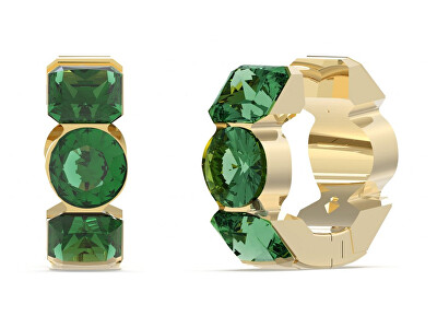 Guess - Nadčasové pozlacené náušnice Crazy Earrings JUBE03305JWYGEMT/U