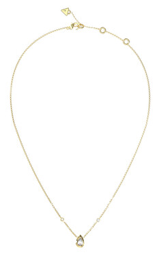 Guess - Nadčasový pozlacený náhrdelník 4G Light JUBN05246JWYGT/U