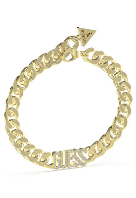 Guess - Nadčasový pozlacený náramek Arm Party JUBB04222JWYG