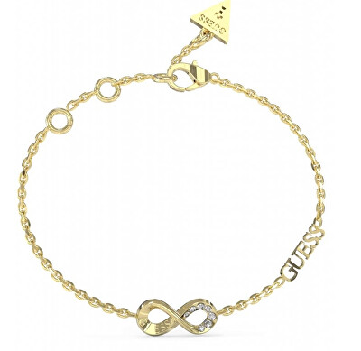 Guess - Nadčasový pozlacený náramek Endless Dream JUBB03270JWYG