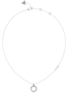 Guess - Nádherný ocelový náhrdelník Circle Lights JUBN03159JWRHT/U