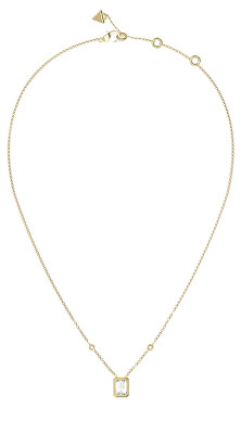 Guess - Nestárnoucí pozlacený náhrdelník 4G Light JUBN05249JWYGT/U