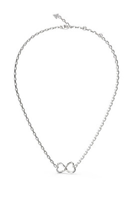Guess - Něžný ocelový náhrdelník se srdíčky Mon Amour JUBN04616JWRHT/U