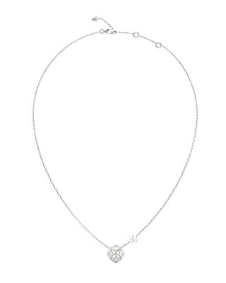 Guess - Něžný ocelový náhrdelník Wild Flower JUBN05502JWRHT/U